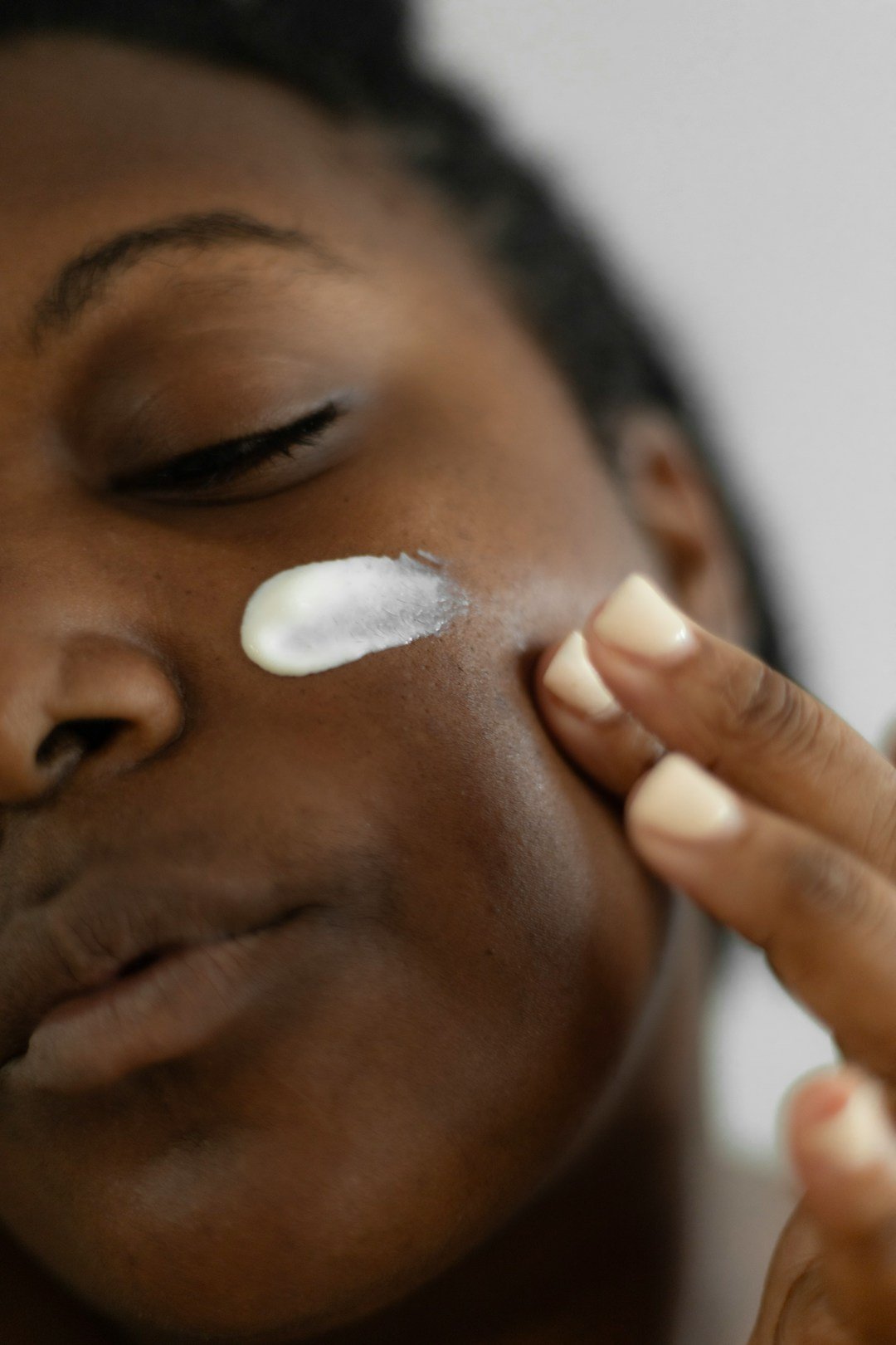 Woman with glowing skin