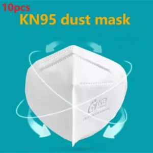 10pcs KN95 Masks Dust Mask Breathable Disposable Protective Mask N95 Face Mask Outdoor Health Safety Protective KN95 Facemask