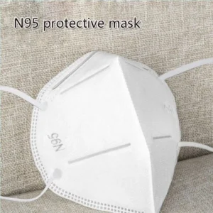 Kn95 Dust Mask Is Designed To Prevent Industrial Dust Features A Heavy N95 Valve Lung White Breathable Polished Dust Protection